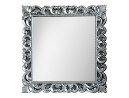Интерьерное зеркало КМК Мебель Искушение 2 90x90, цвет серебро