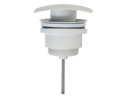 Донный клапан для раковины Azario AZ-106-WHI универсальный, белый