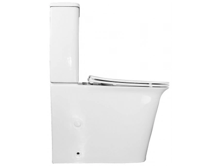 Унитаз-компакт Azario Velise AZ-1222A безободковый 355х625x810 - фото 12
