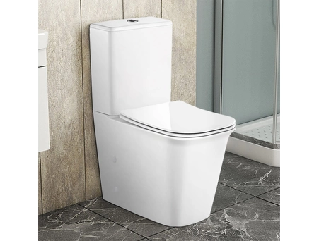 Унитаз-компакт Azario Velise AZ-1222A безободковый 355х625x810 - фото 2