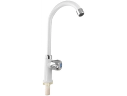 Кран для холодной воды Brimix 610 ABS пластик, белый