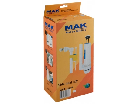 Комплект арматуры для бачка унитаза MAK 10039 нижний подвод, 2 режима - фото 3