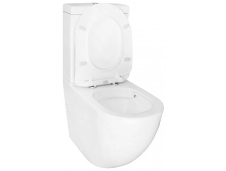 Унитаз-компакт Azario Renda AZ-8693 безободковый 615х365х840 - фото 10