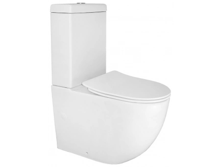 Унитаз-компакт Azario Renda AZ-8693 безободковый 615х365х840