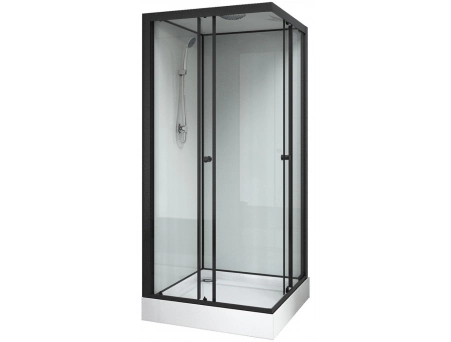 Душевая кабина Loranto Neo CS-22110 90x90 с низким поддоном, прозрачным стеклом