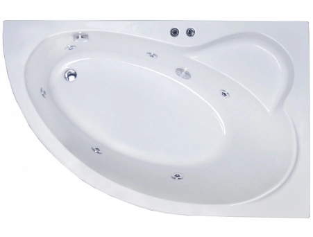 Акриловая ванна Royal Bath Alpine Standart 170x100 правая (с гидромассажем) 1196-01