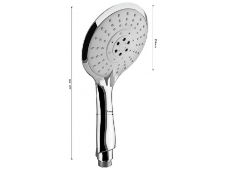 Душевая лейка GFmark 6034 хромированная - фото 5