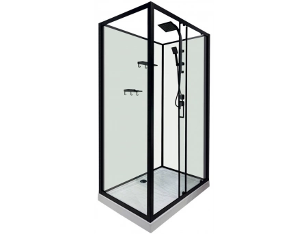 Душевая кабина Loranto CS-3010TM/W-120R 120х80 с низким поддоном, прозрачным стеклом