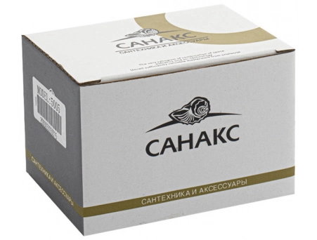 Комплект: ручка и кран-букса Санакс 5005 хром (пара) - фото 4