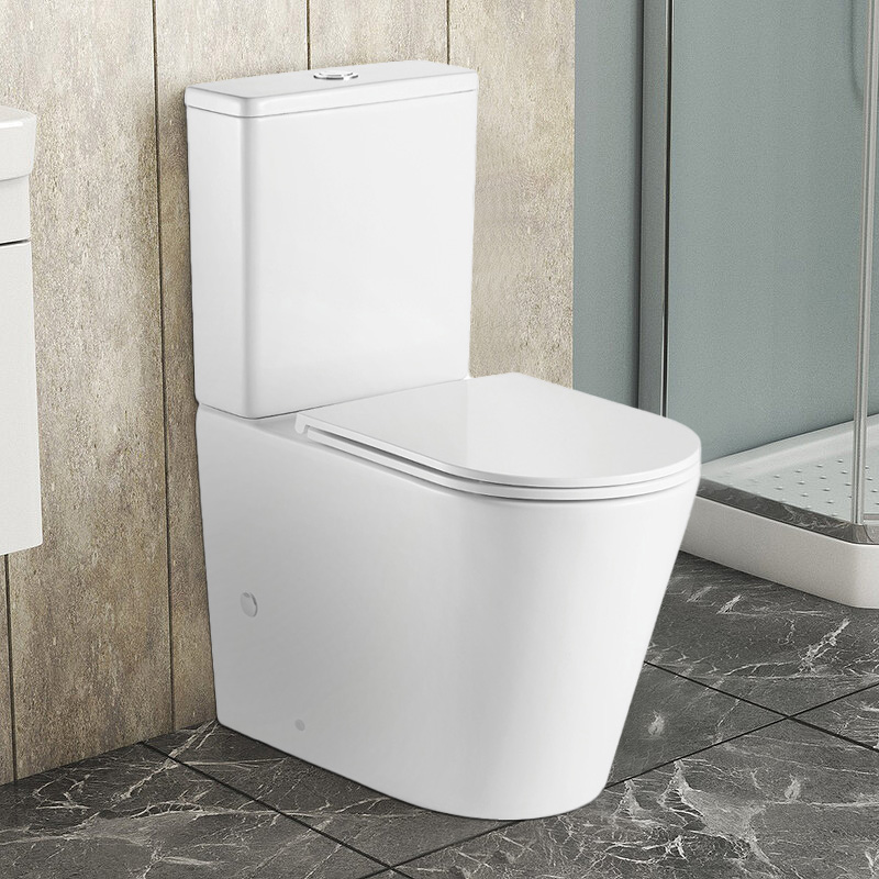 Унитаз-компакт Azario Vetro AZ-2149-UQ1 торнадо, безободковый