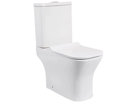 Унитаз-компакт Aqua Nero AN-023L торнадо, безободковый 650x350x830