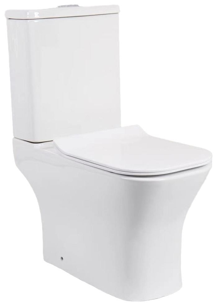 Унитаз-компакт Aqua Nero AN-023L торнадо, безободковый 650x350x830