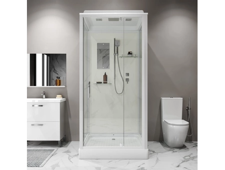 Душевая кабина Niagara Standart ST90/15Q 90x90 с низким поддоном, прозрачным стеклом - фото 4