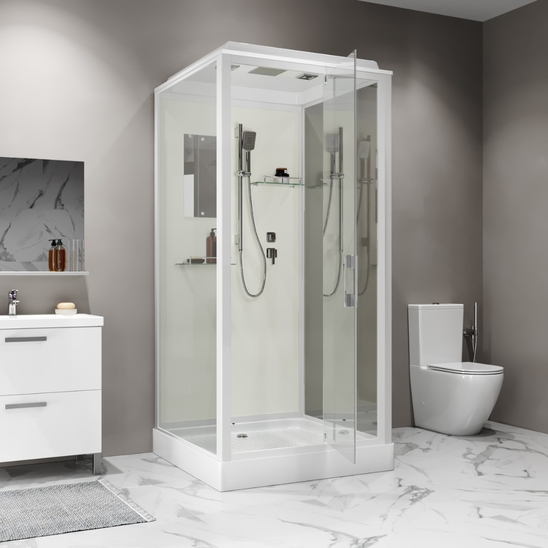 Душевая кабина Niagara Standart ST90/15Q 90x90 с низким поддоном, прозрачным стеклом