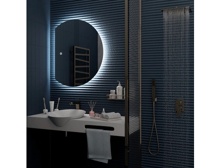 Зеркало Aqua de Marco Moon 80x100 (LED) сенсорное (универсальное) Moon80/100 - фото 3