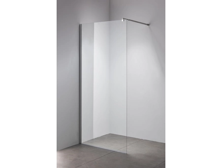 Душевая перегородка Redo Walk in RD-W80C 80x195 с хромированным профилем, прозрачным стеклом - фото 3