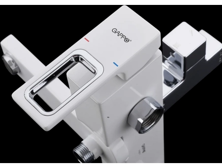 Душевая стойка со смесителем Gappo Futura G17 G2417-8 белый/хром - фото 6