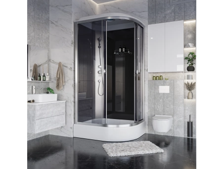 Душевая кабина Niagara Eco E120/80/26L/TN 120x80 со средним поддоном, тонированным стеклом - фото 3