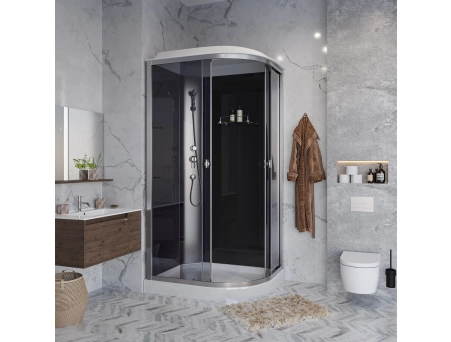 Душевая кабина Niagara Eco E120/80/13L/TN 120x80 с низким поддоном, тонированным стеклом - фото 3