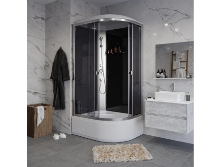 Душевая кабина Niagara Eco E110/80/40L/TN 110x80 с высоким поддоном, тонированным стеклом - фото 3