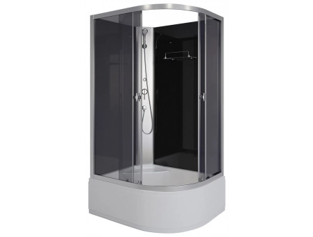 Душевая кабина Niagara Eco E110/80/40L/TN/BK 110x80 с высоким поддоном, тонированным стеклом