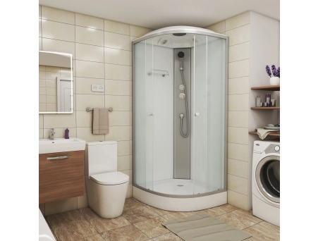 Душевая кабина Niagara Eco E90/13/MT 90x90 с низким поддоном, матовым стеклом - фото 3