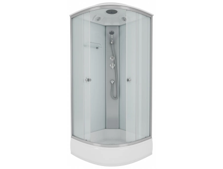 Душевая кабина Niagara Eco E100/26/MT 100x100 со средним поддоном, матовым стеклом