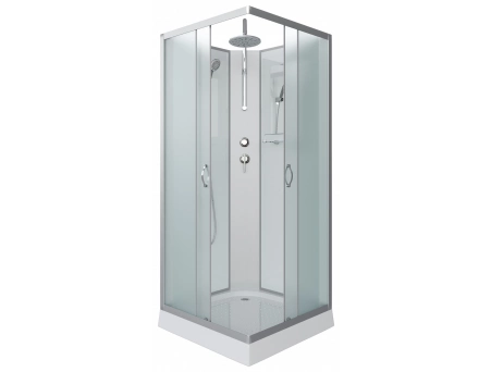 Душевая кабина Niagara Classic NG-1101-14BKT 90x90 с низким поддоном, матовым стеклом 11011423BKT