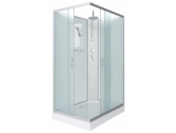 Душевая кабина Niagara Classic NG-43085-14QBKT 100x80 низкий поддон, матовое стекло