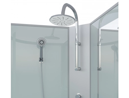 Душевая кабина Niagara Classic NG-33084-14LBKT 100x80 со средним поддоном, матовым стеклом 330844LBKT - фото 4