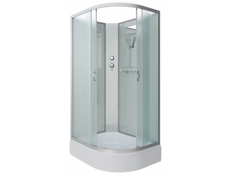 Душевая кабина Niagara Classic NG-33084-14LBK 100x80 со средним поддоном, матовым стеклом 330844LBK