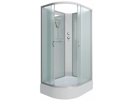 Душевая кабина Niagara Classic NG-33094-14RBK 100x90 со средним поддоном, матовым стеклом 330944RBK