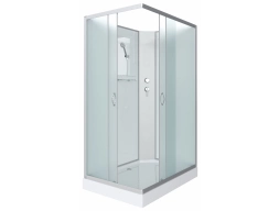 Душевая кабина Niagara Classic NG-43185-14QBK 110x80 низкий поддон, матовое стекло