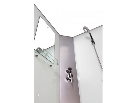 Душевая кабина Niagara Classic NG-43185-14QBK 110x80 с низким поддоном, матовым стеклом 431853QBK - фото 12