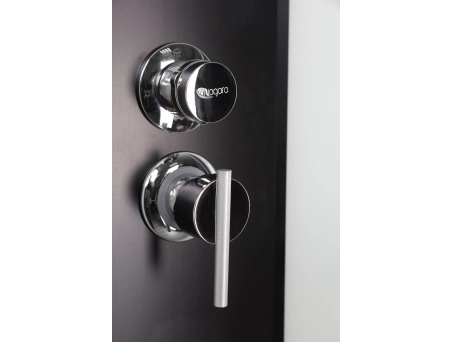 Душевая кабина Niagara Classic NG-6702-14BK 100x100 со средним поддоном, прозрачным стеклом 67021414BK - фото 5