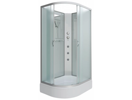 Душевая кабина Niagara Classic NG-33094-14RBKG 100x90 со средним поддоном, матовым стеклом 330944RBKG