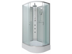 Душевая кабина Niagara Classic NG-33084-14LBKTG 100x80 средний поддон, матовое стекло