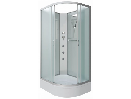 Душевая кабина Niagara Classic NG-33974-14LBKG 90x70 со средним поддоном, матовым стеклом 339744LBKG