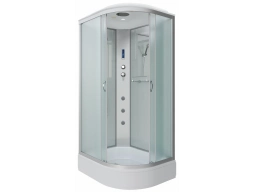 Душевая кабина Niagara Classic NG-33084-14LF 100x80 средний поддон, матовое стекло