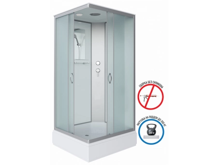 Душевая кабина Niagara Classic NG-33974-14Q 90x70 со средним поддоном, матовым стеклом 339744Q - фото 2