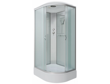 Душевая кабина Niagara Classic NG-33394-14L 130x90 со средним поддоном, матовым стеклом 333944L