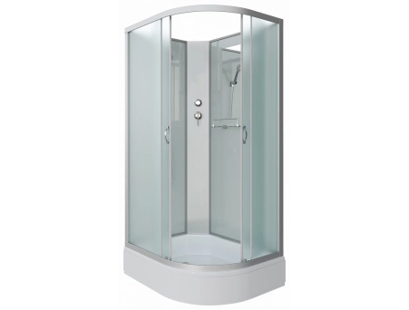 Душевая кабина Niagara Classic NG-33394-14LBK 130x90 со средним поддоном, матовым стеклом 333944LBK