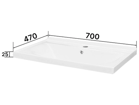 Тумба с раковиной Loranto Оптимум 70 напольная (Neo 70) CS00106209 - фото 10
