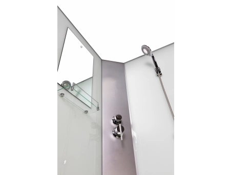 Душевая кабина Niagara Classic NG-33974-14LBK 90x70 левая, со средним поддоном, матовым стеклом 339744LBK - фото 5