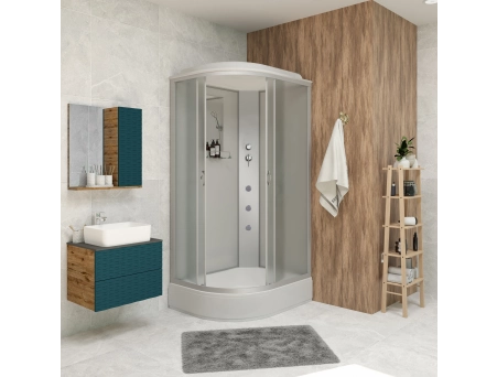 Душевая кабина Niagara Classic NG-33974-14RG 90x70 со средним поддоном, матовым стеклом 339744RG - фото 3
