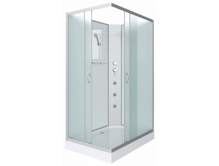 Душевая кабина Niagara Classic NG-43285-14QBKG 120x80 с низким поддоном, матовым стеклом 432853QBKG