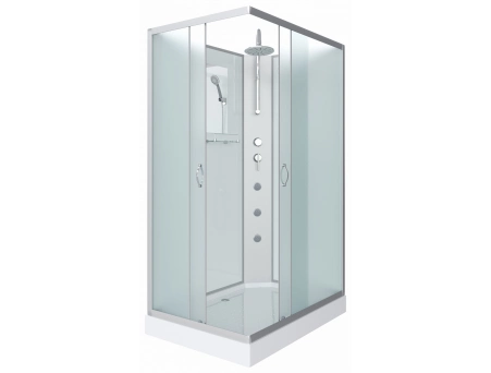 Душевая кабина Niagara Classic NG-43285-14QBKTG 120x80 с низким поддоном, матовым стеклом 432853QBKTG