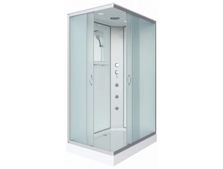 Душевая кабина Niagara Classic NG-43285-14QG 120x80 с низким поддоном, матовым стеклом 432853QG