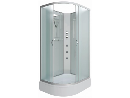 Душевая кабина Niagara Classic NG-33394-14RBKG 130x90 со средним поддоном, матовым стеклом 333944RBKG