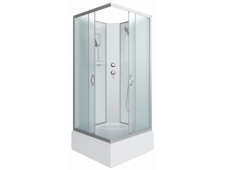 Душевая кабина Niagara Classic NG-1108-14BK 90x90 со средним поддоном, матовым стеклом 11081424BK